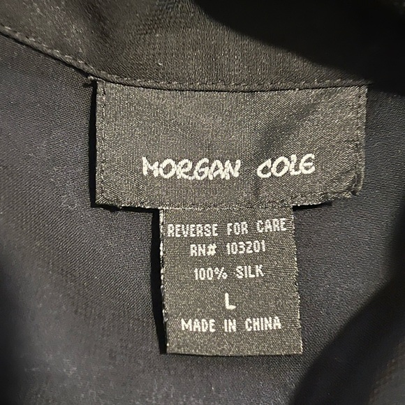 Morgan Cole vintage womens large butterfly blouse - Picture 5 of 6